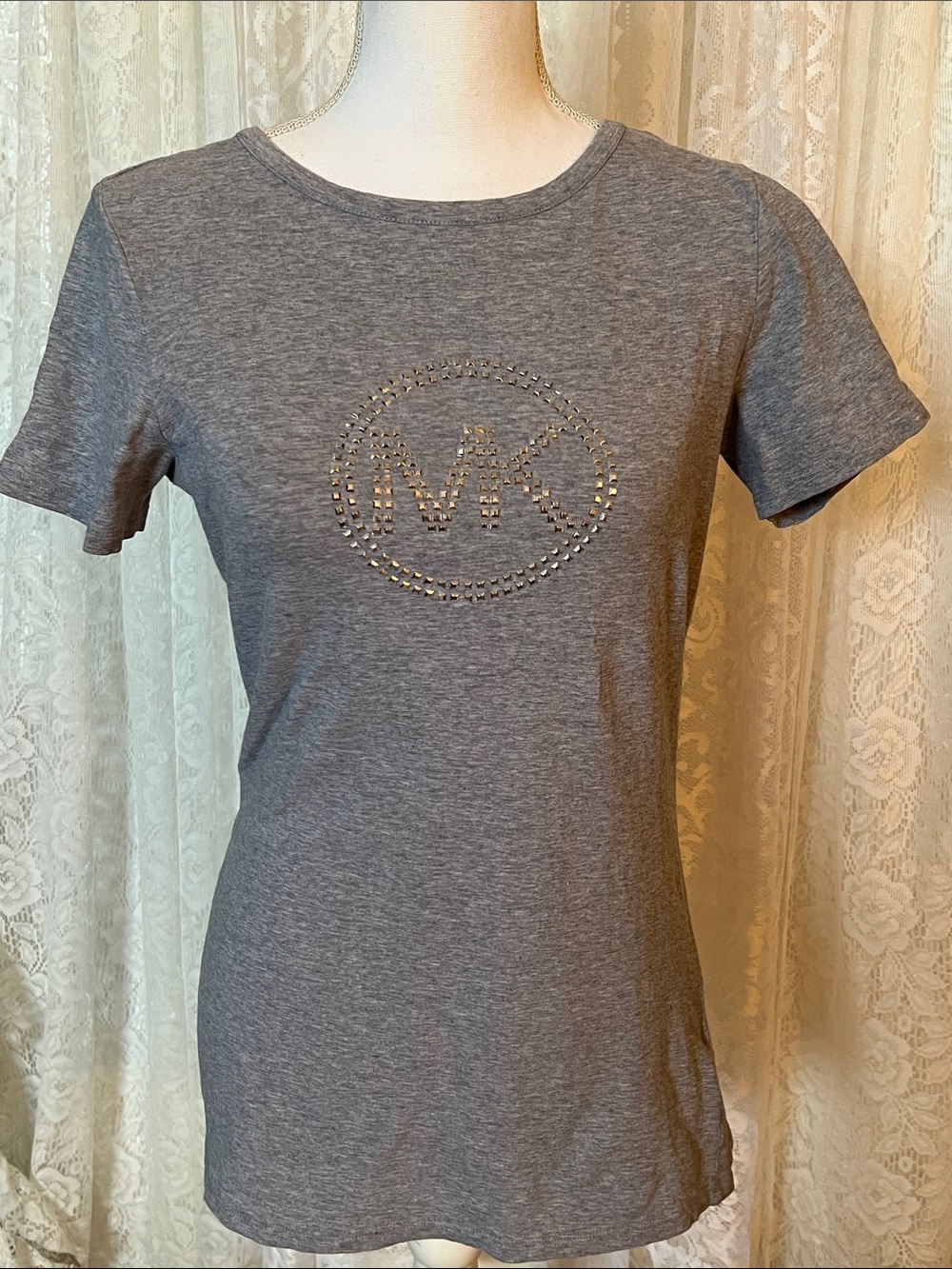 Michael Kors Gray Short Sleeve Tee